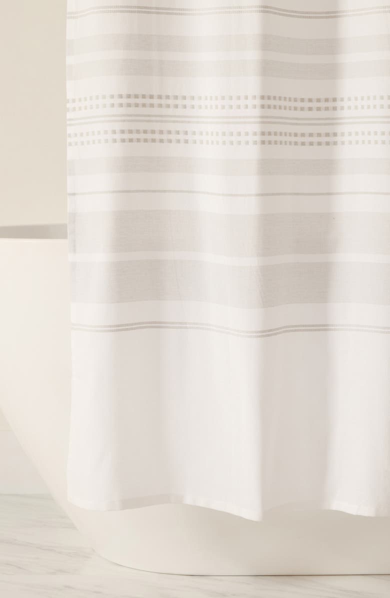 HOMESPUN Mixed Stripe Shower Curtain, Main, color, 