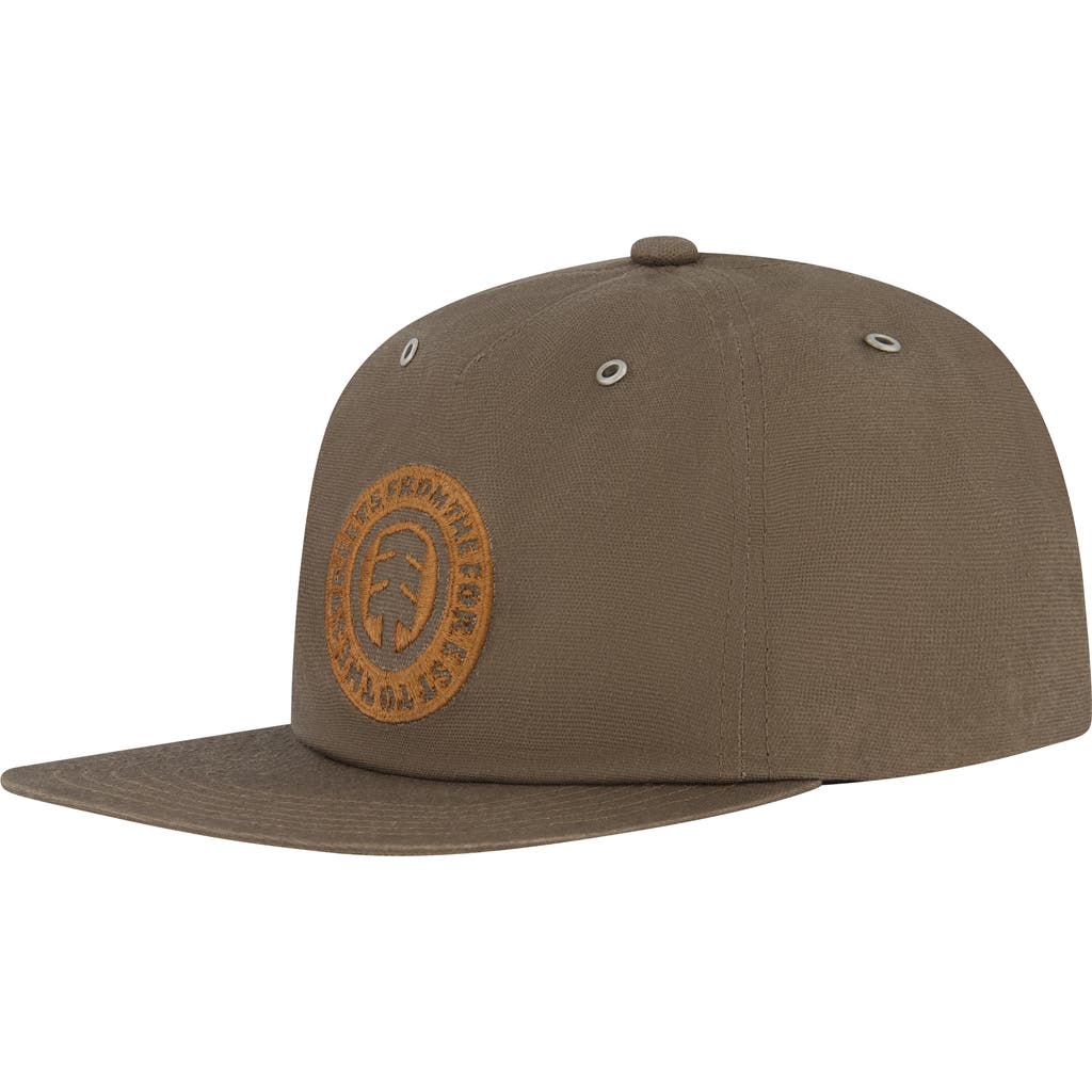 Element Low Profile Flat Brim Cap In Green