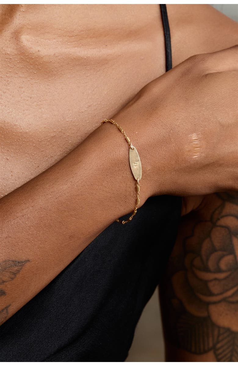 Set & Stones Zodiac Sign Bracelet, Alternate, color, Gold / Pisces