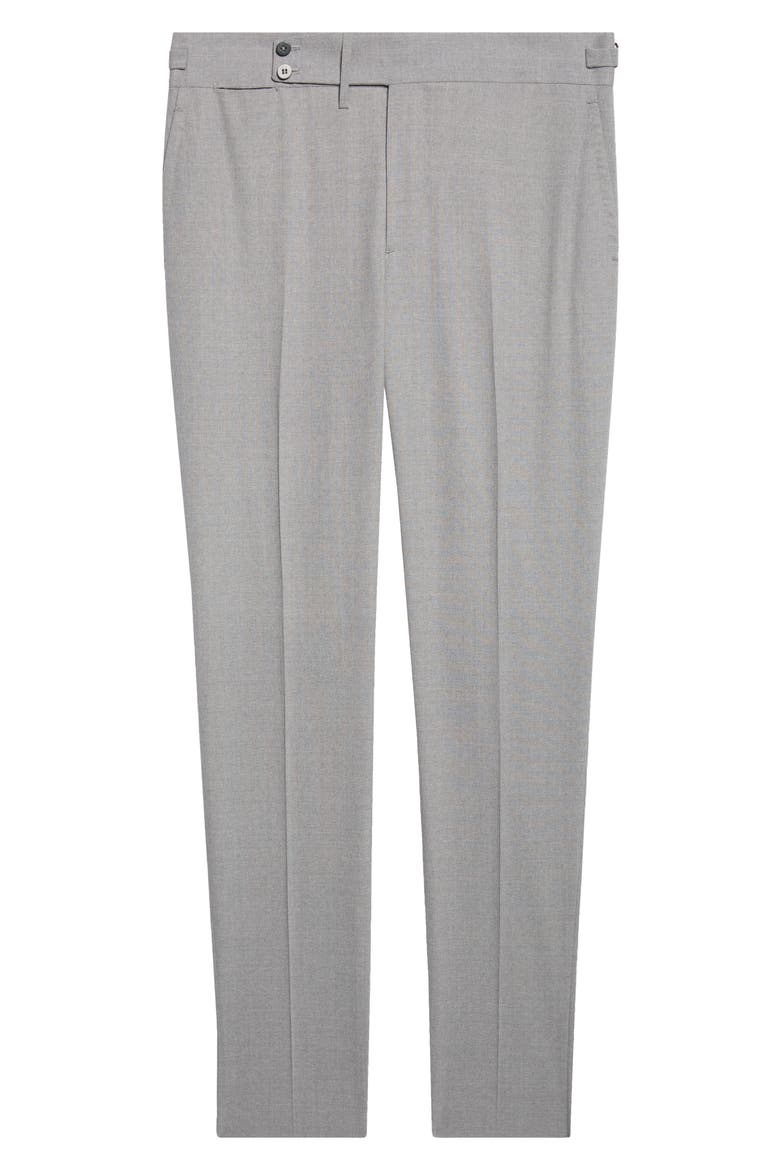 Casalnuovo Wool Trousers, Main, color, GREY