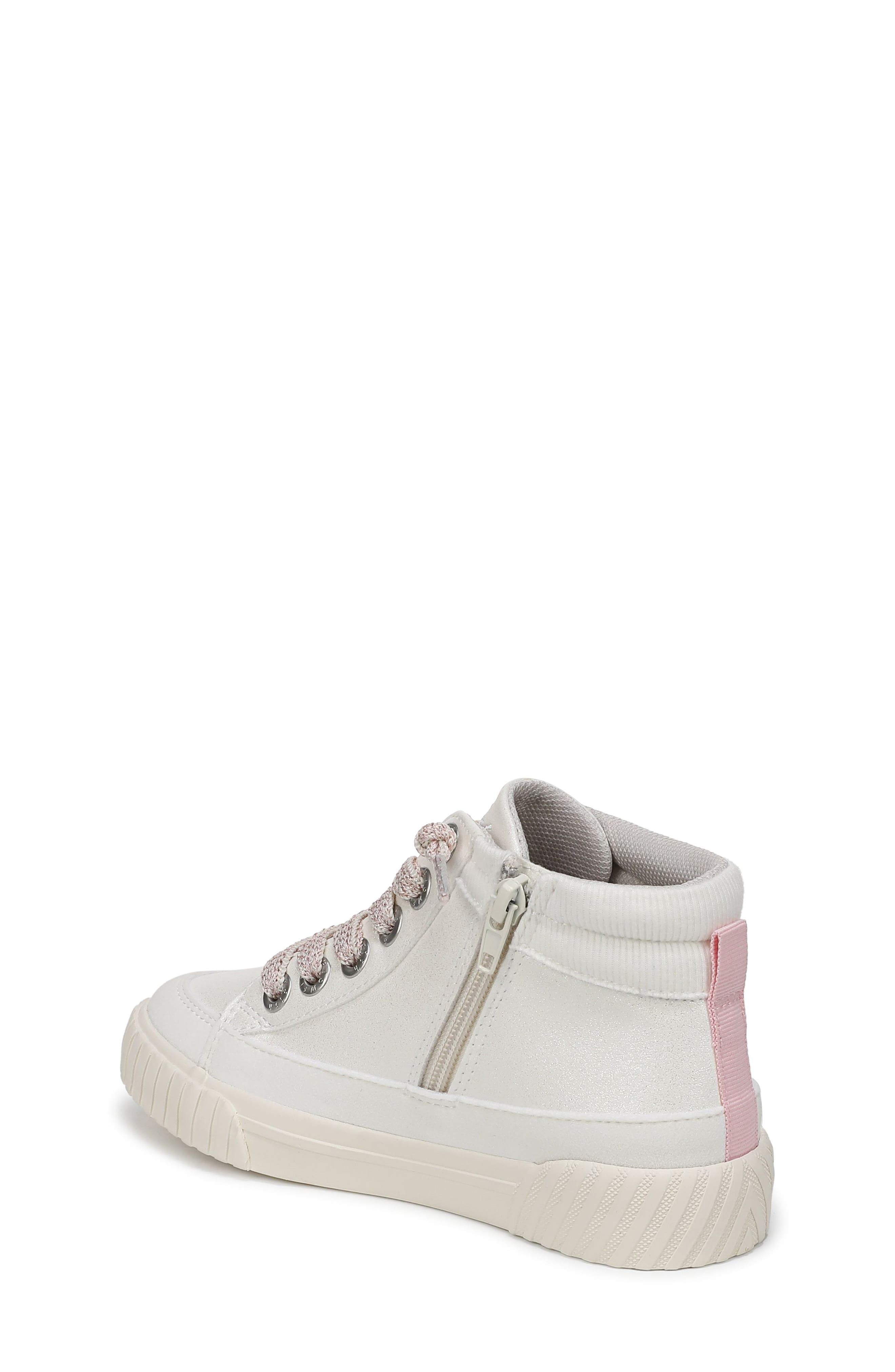 Blowfish Malibu Kids' Wander Up 3-K High Top Sneaker, Alternate, color, Cream