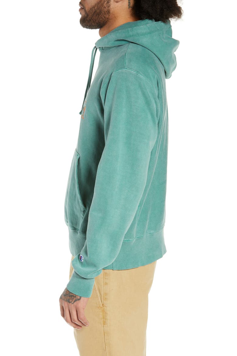 Snoopy Reverse Weave Hoodie(Limited Edition) (Nordstrom Exclusive), Alternate, color, GRASS HOOPER