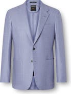 ZEGNA Glen Check Cashmere, Silk & Linen Cardigan Jacket