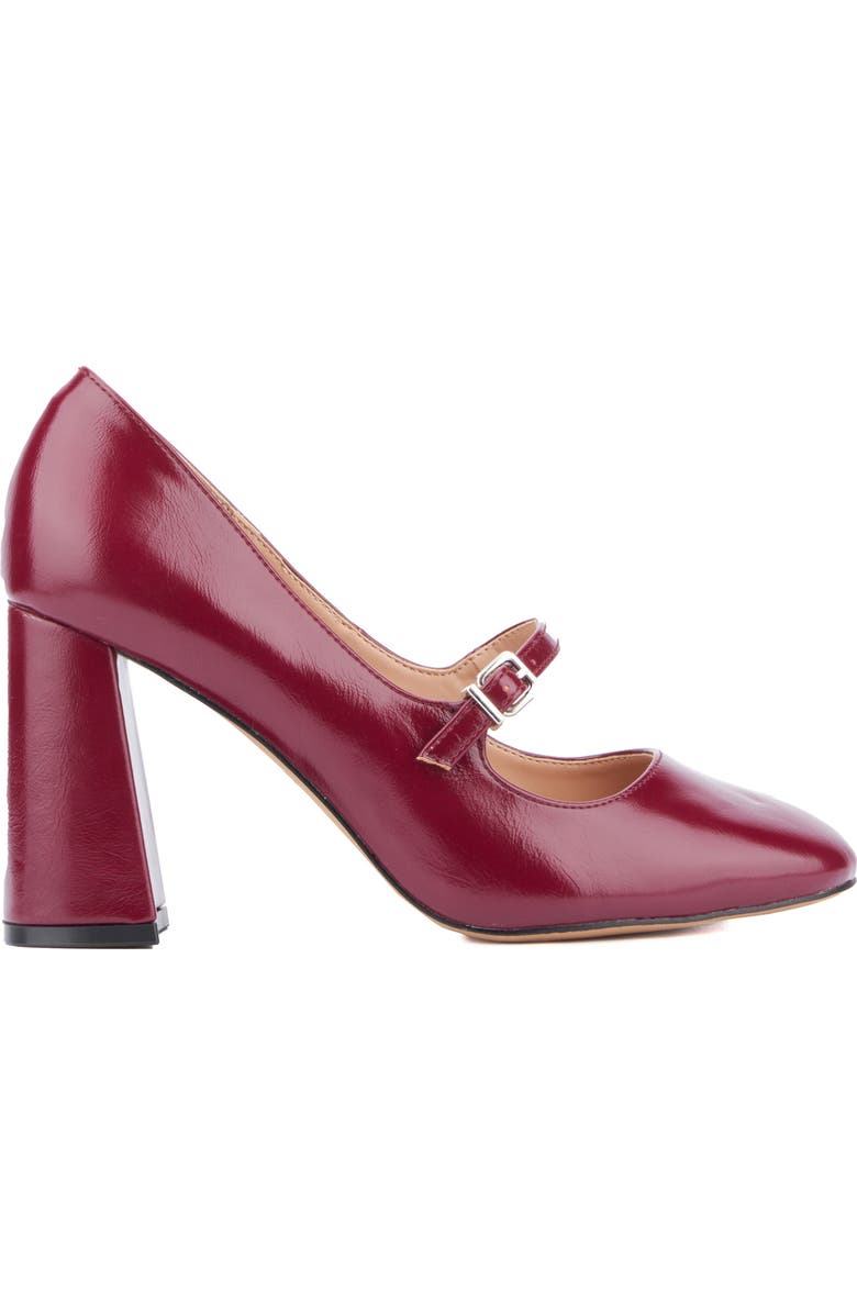 NEW YORK AND COMPANY Elaine Mary Jane Pump, Alternate, color, Wine