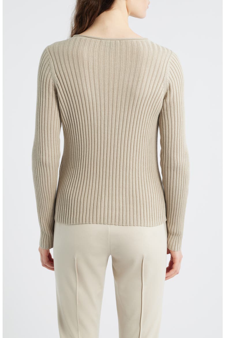 Rib Sweater, Alternate, color, PAPYRUS