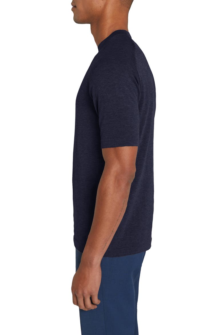 Victoria Cotton & Silk T-Shirt, Alternate, color, MIDNIGHT