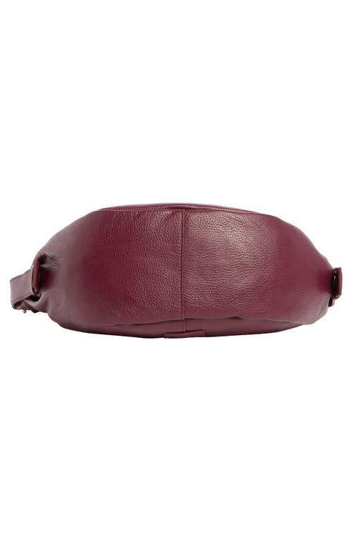 Vince Camuto Jenna Leather Crossbody Bag In Pink