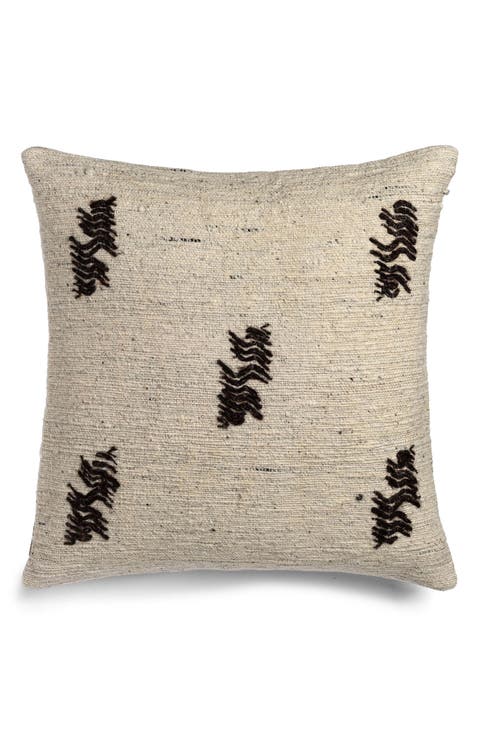 Abstract Leaf Throw PIllow