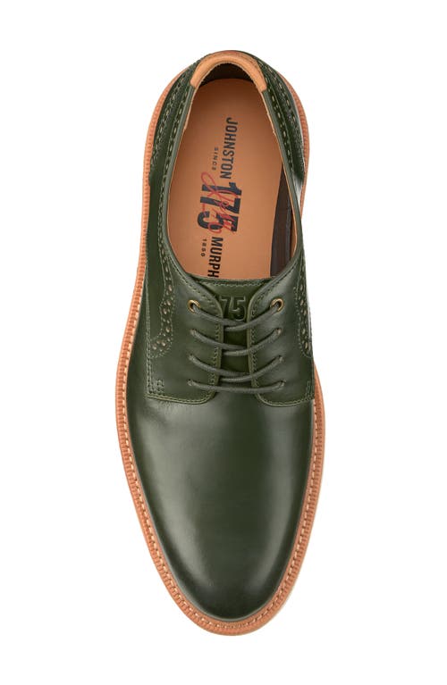 Johnston & Murphy Upton 175th Plain Toe Derby In Green