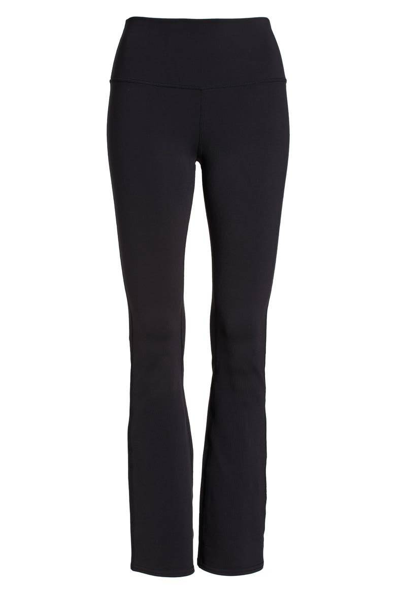 Airbrush High Waist 7/8 Leggings, Alternate, color, BLACK