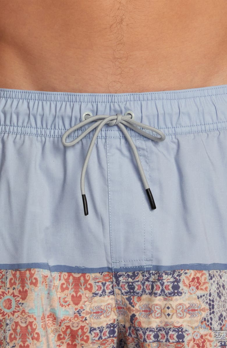 RVCA County Colorblock Swim Trunks, Alternate, color, 