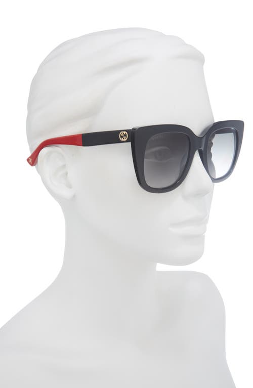 Gucci 51mm Core Oversize Sunglasses In Black