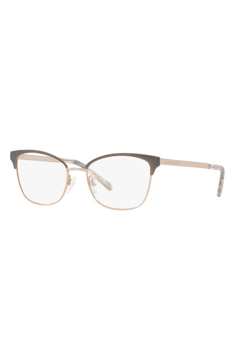 Michael Kors 51mm Cat Eye Optical Glasses, Alternate, color, 