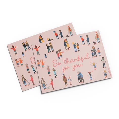 Fall/Thanksgiving Postcard 20-Pack "Thankful People"