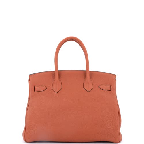 Pre-owned Hermes  Hermes Birkin Handbag Brown Togo With Gold Hardware 30