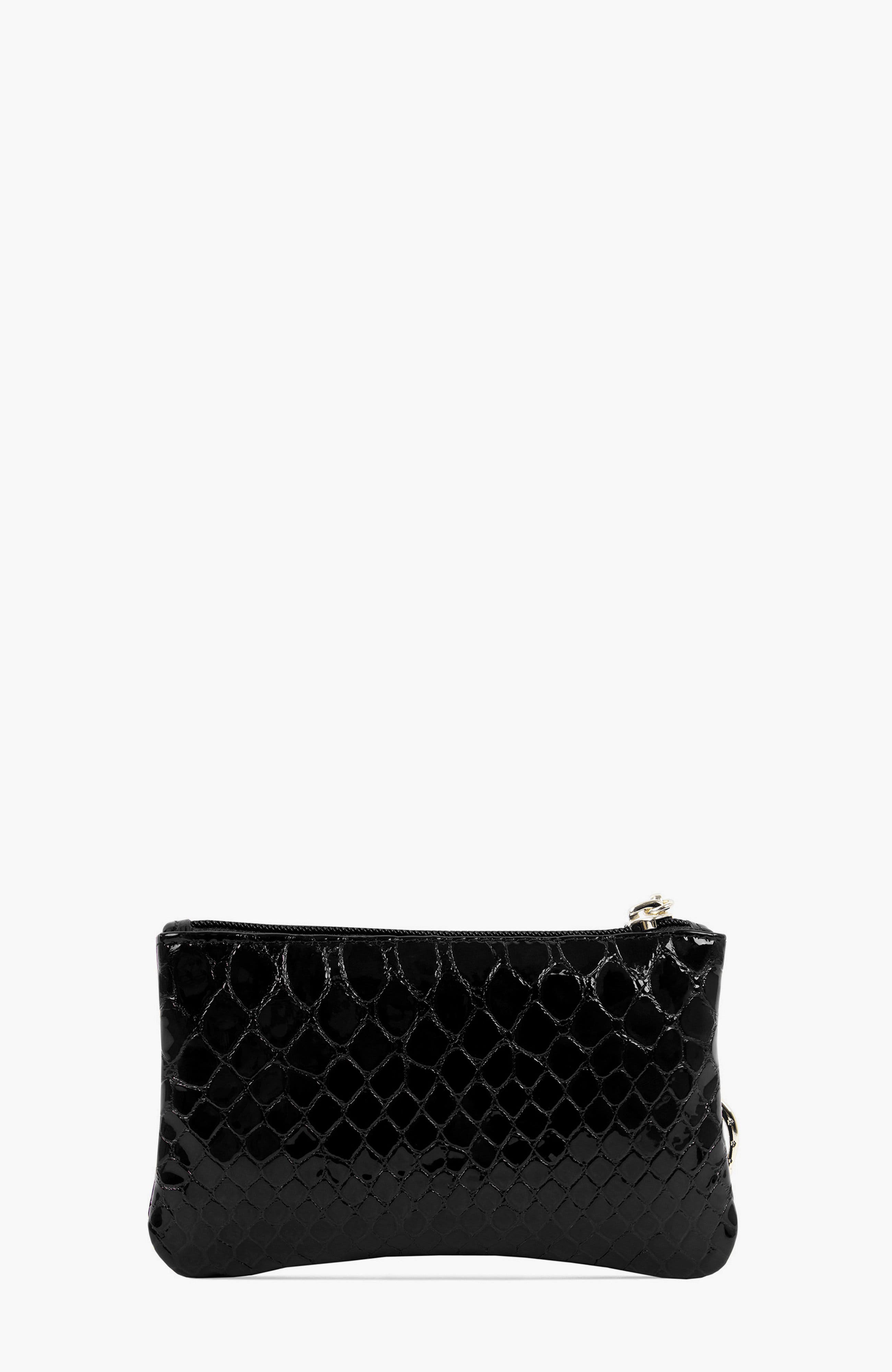 Gallop Patent Leather Cosmetic Case 254, Alternate, color, Black