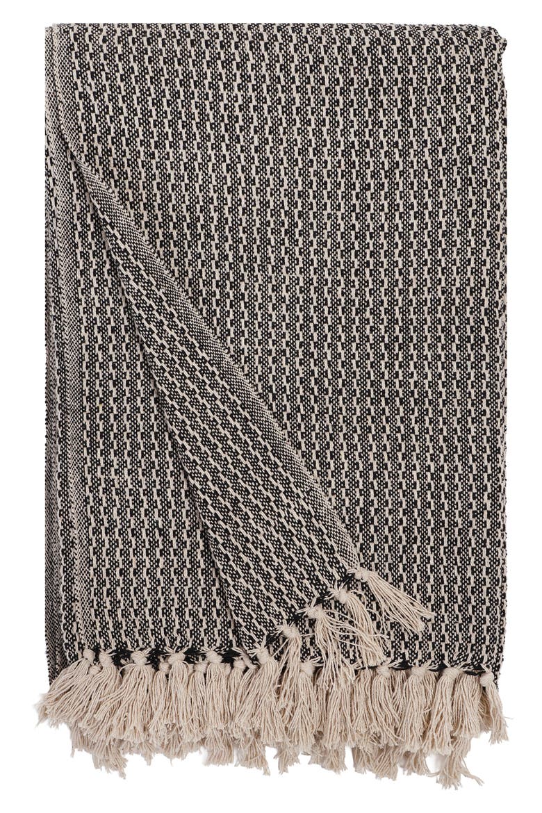 Leon Oversize Throw Blanket, Main, color, CHARCOAL