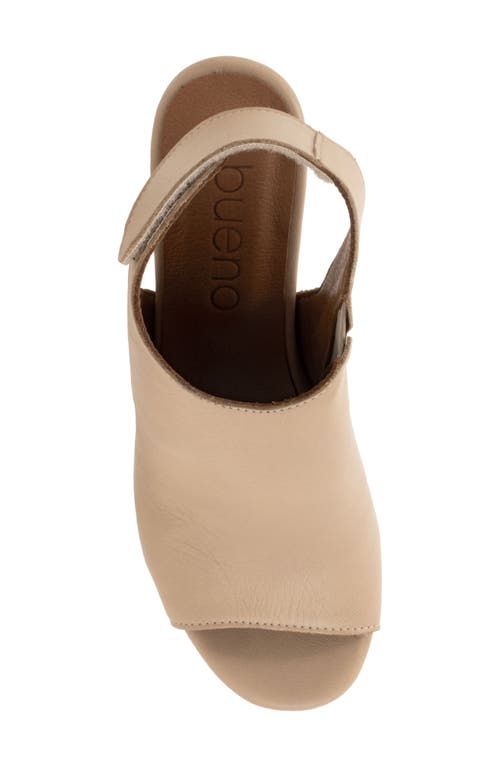 Bueno Rachel Block Heel Sandal In Taupe