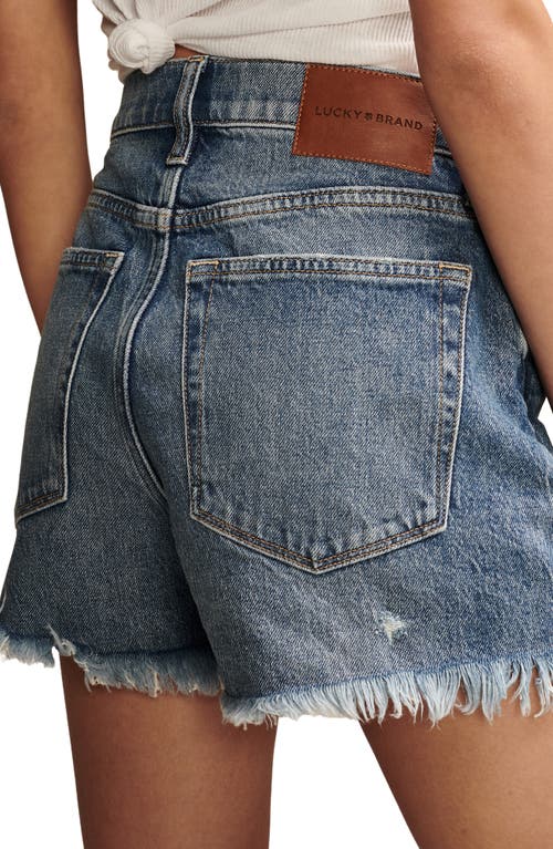 LUCKY BRAND LUCKY BRAND HIGH WAIST DENIM MOM SHORTS