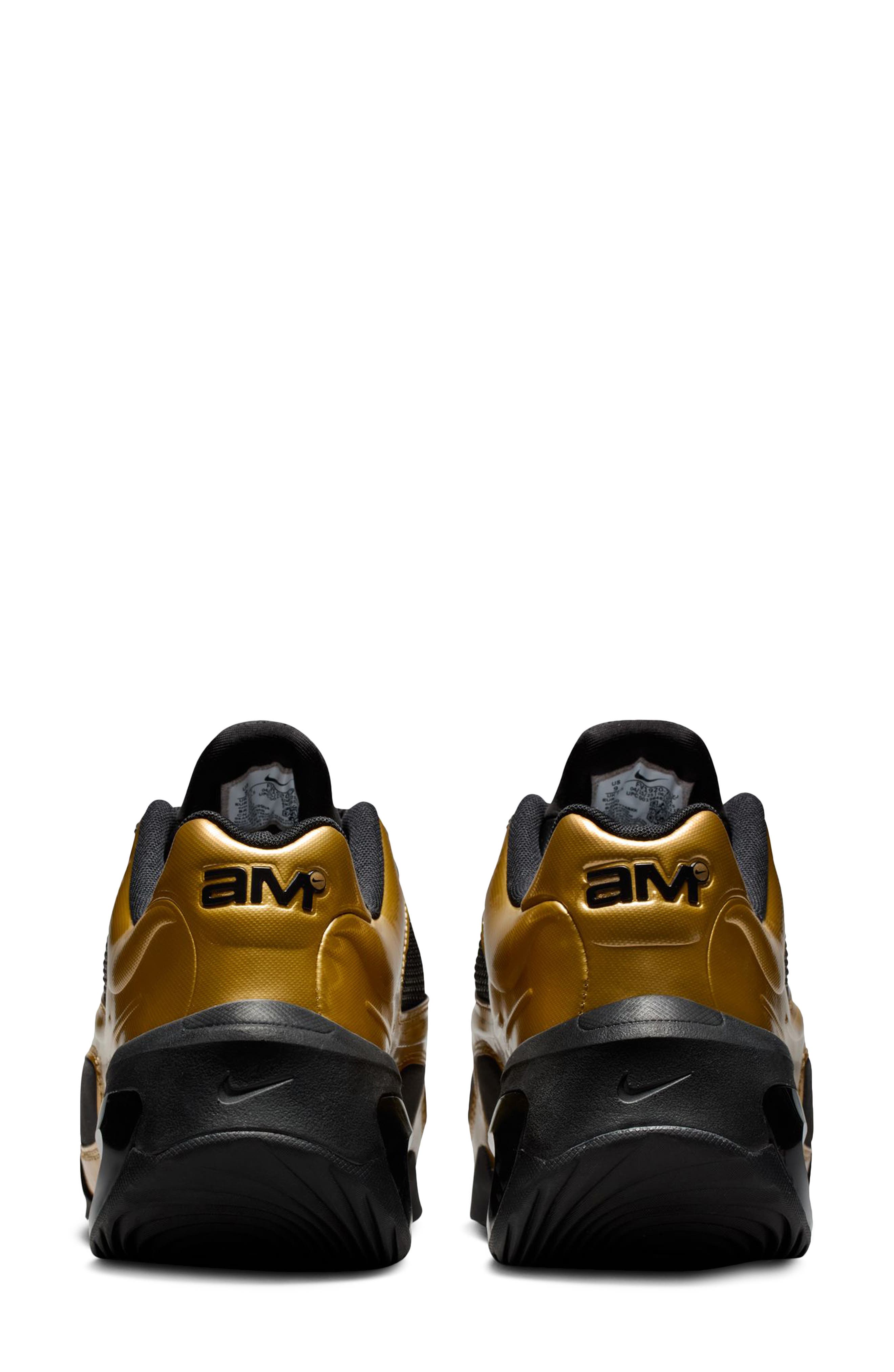 Nike Air Max Muse Sneaker, Alternate, color, Metallic Gold/ Black