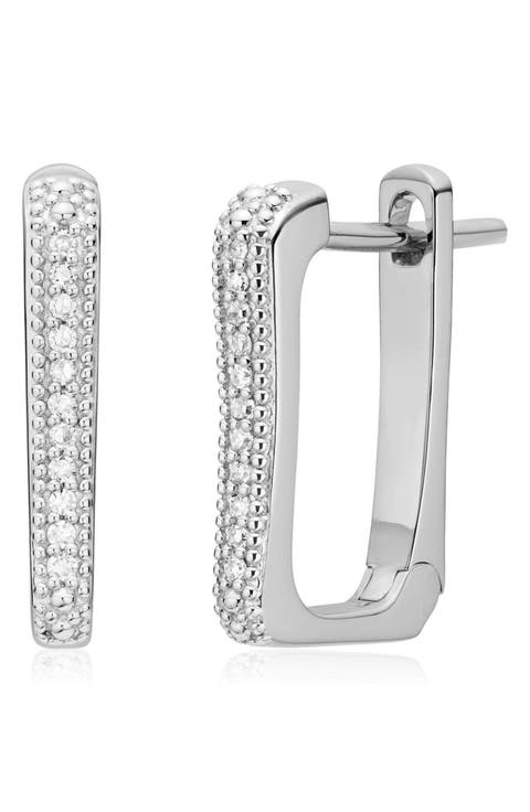Alta Capture Diamond Huggie Earrings (Online Trunk Show)
