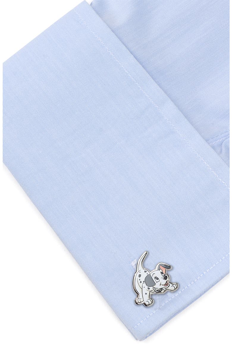 101 Dalmatians Cuff Links, Alternate, color, SILVER