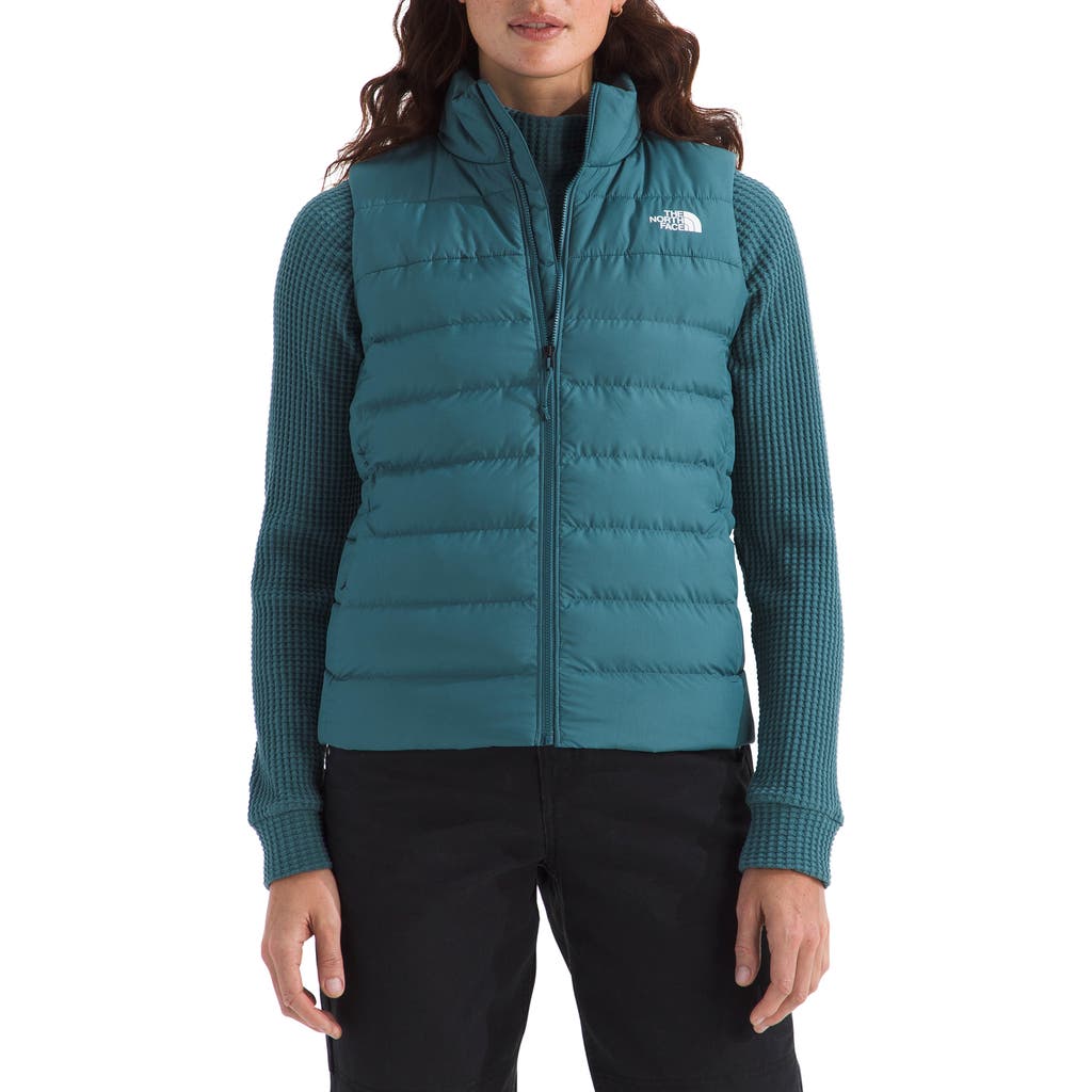 The North Face Aconagua 3 Puffer Vest In Blue