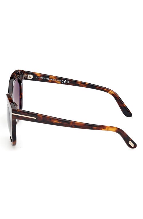 Tom Ford 53mm Butterfly Sunglasses
