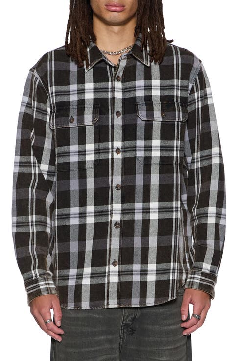 Rose Bowl 1999 Check Cotton Button-Up Shirt