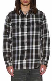 Ksubi Rose Bowl 1999 Check Cotton Button-Up Shirt