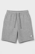 Dalix Mens Ghost Relaxed Fleece Sweat Elastic Shorts