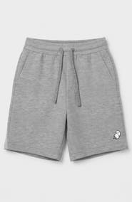 Dalix Mens Ghost Relaxed Fleece Sweat Elastic Shorts