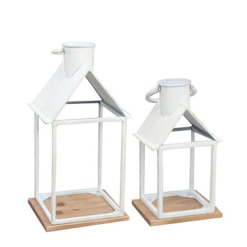 Open Frame Lantern Set of 2