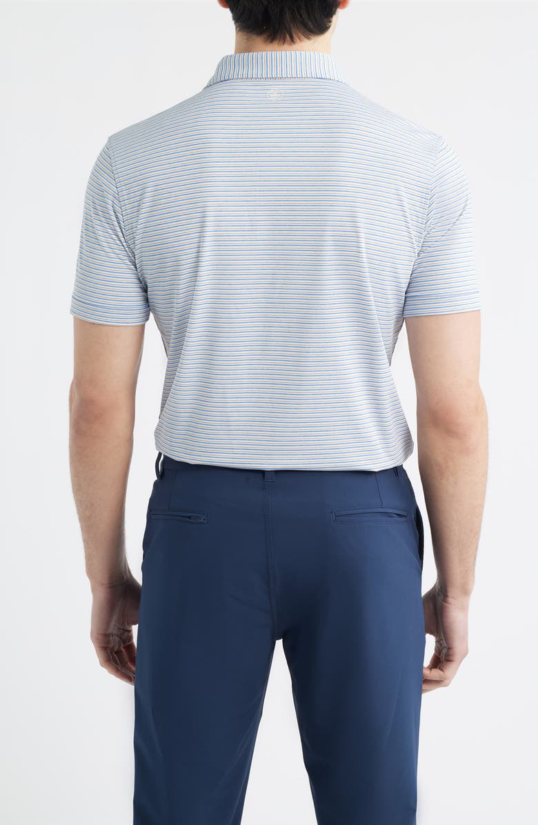 Peter Millar Alda Performance Jersey Golf Polo, Alternate, color, Dusk Blue