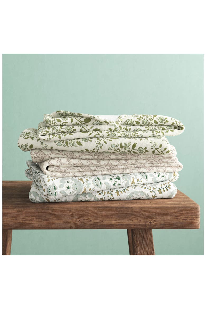 6-Pack Kitchen Towels, Alternate, color, TAUPE FLORAL