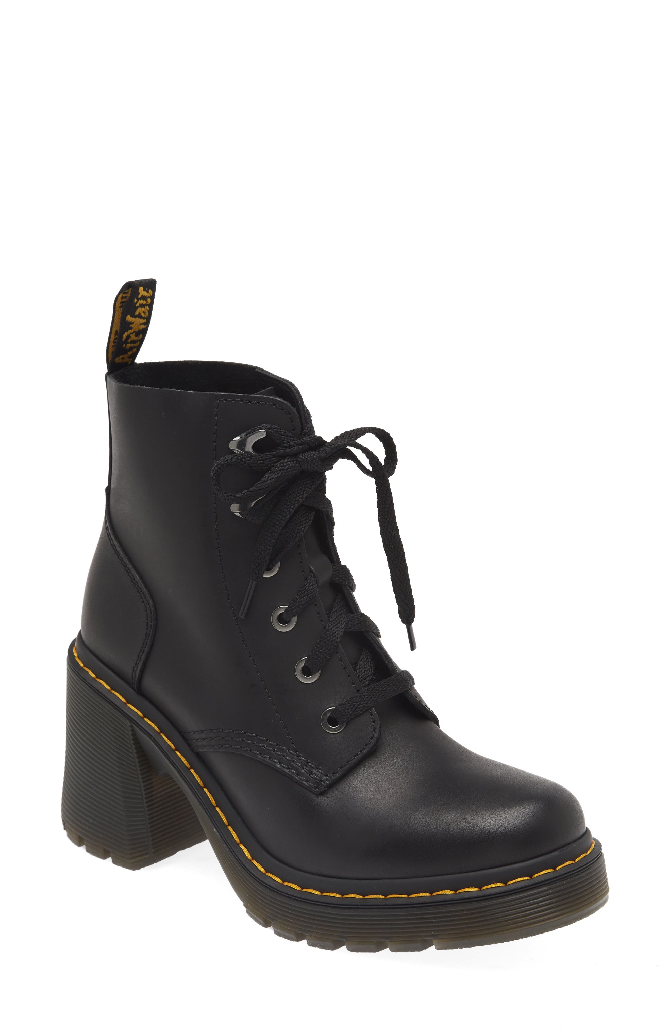 Dr. Martens Jesy Platform Combat Boot, Main, color, 