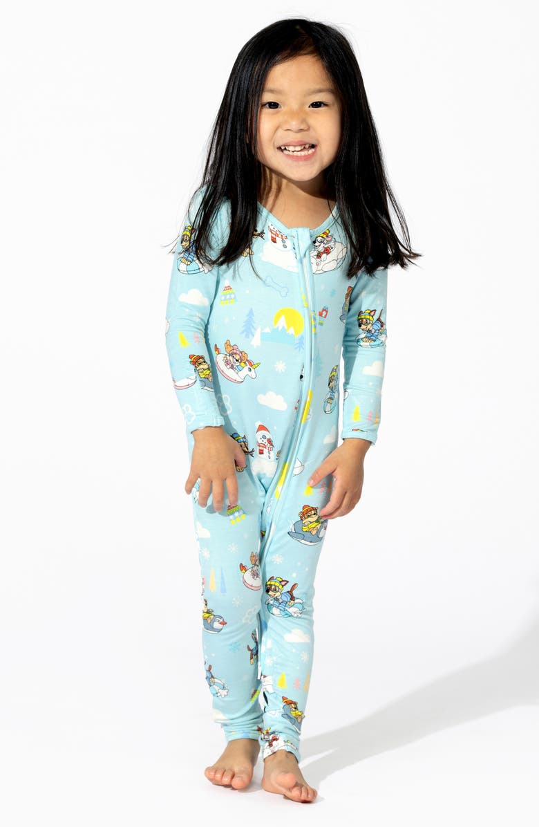 Bellabu Bear Paw Patrol Fitted Convertible One-Piece Pajamas, Alternate, color, 