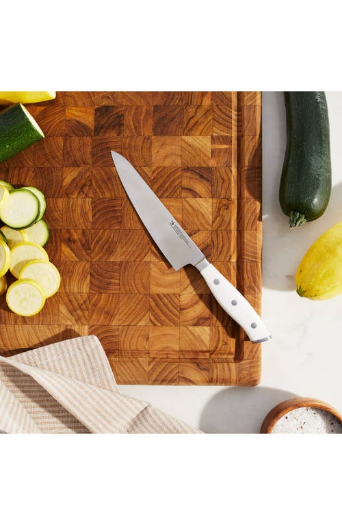 Henckels Cutlery Forged Accent 5.5-inch Chef's Knife In White