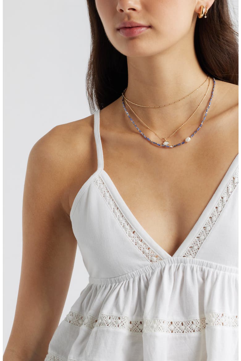 Inset Lace Babydoll Cami, Alternate, color, WHITE