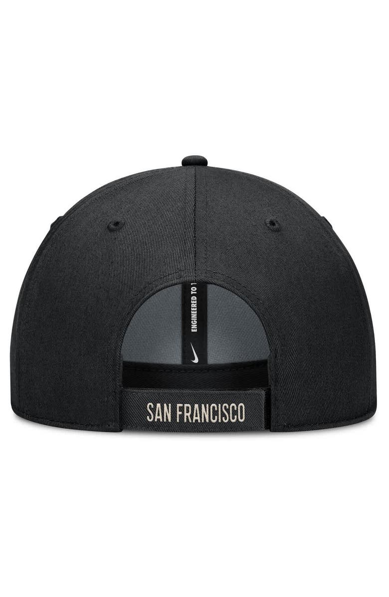 Nike Men's Nike Black/Natural San Francisco Giants Statement Club Performance Adjustable Hat, Alternate, color, Black