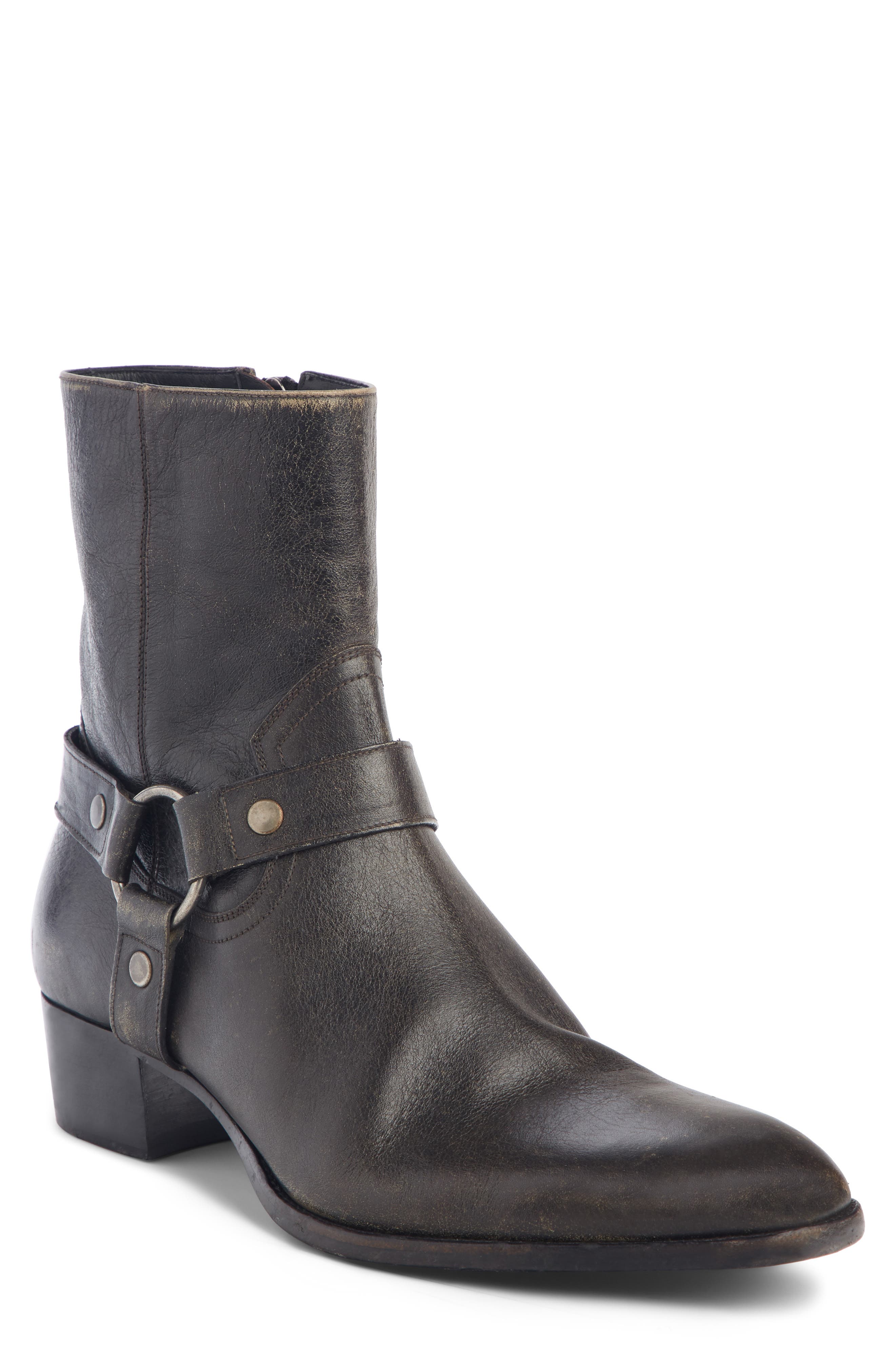 Saint Laurent Wyatt Harness Boot, Main, color, 