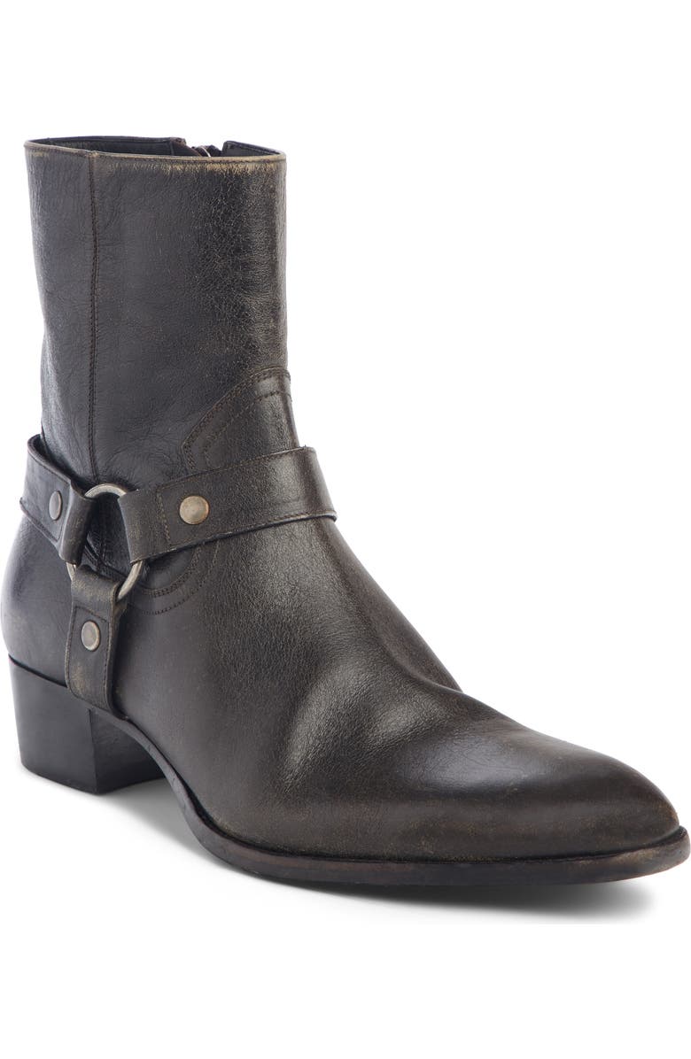 Saint Laurent Wyatt Harness Boot, Main, color,