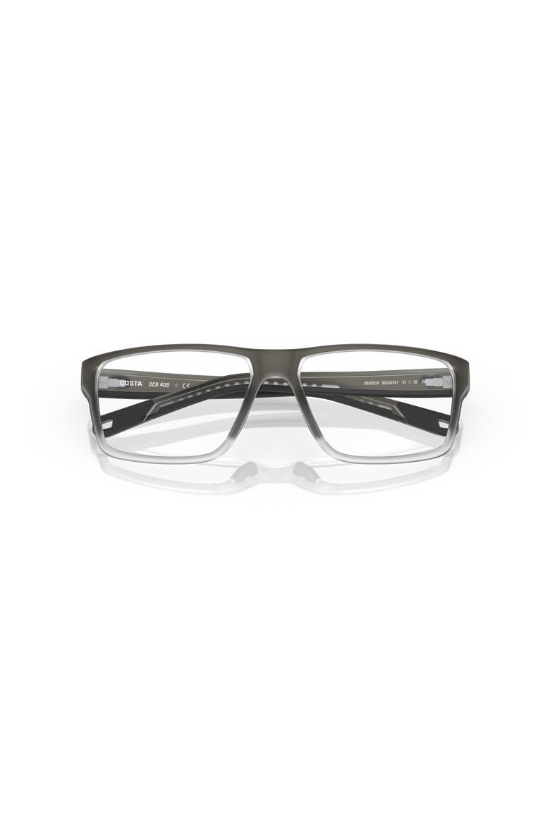 57mm Rectangle optical glasses, Alternate, color, Grey