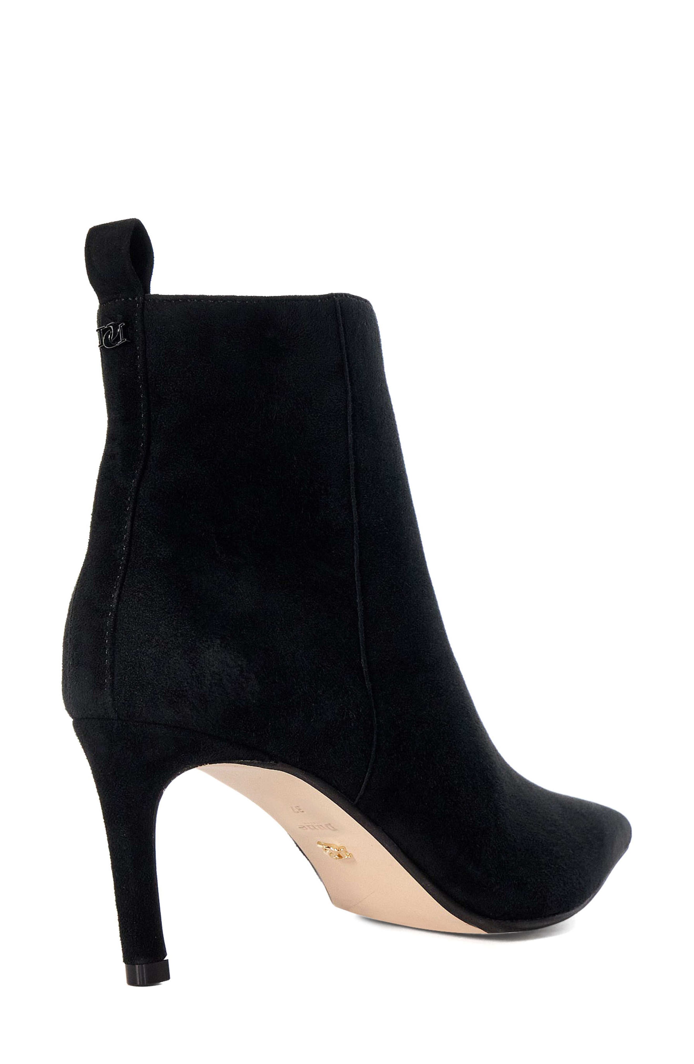 Dune London Obsessively Pointed Toe Bootie, Alternate, color, Black