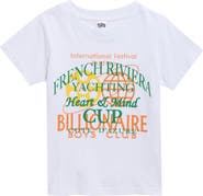 Billionaire Boys Club Kids' Cannes Cotton Graphic T-Shirt