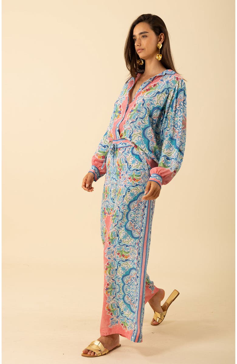 Hale Bob Kinslee Silk Top, Main, color, 