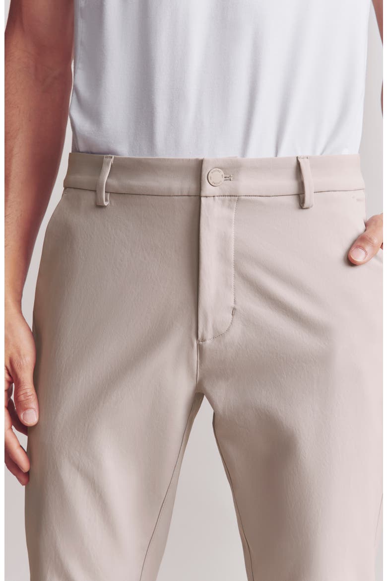 Gotham Slim Fit Water Repellent Pants, Alternate, color, FOSSIL GRAY