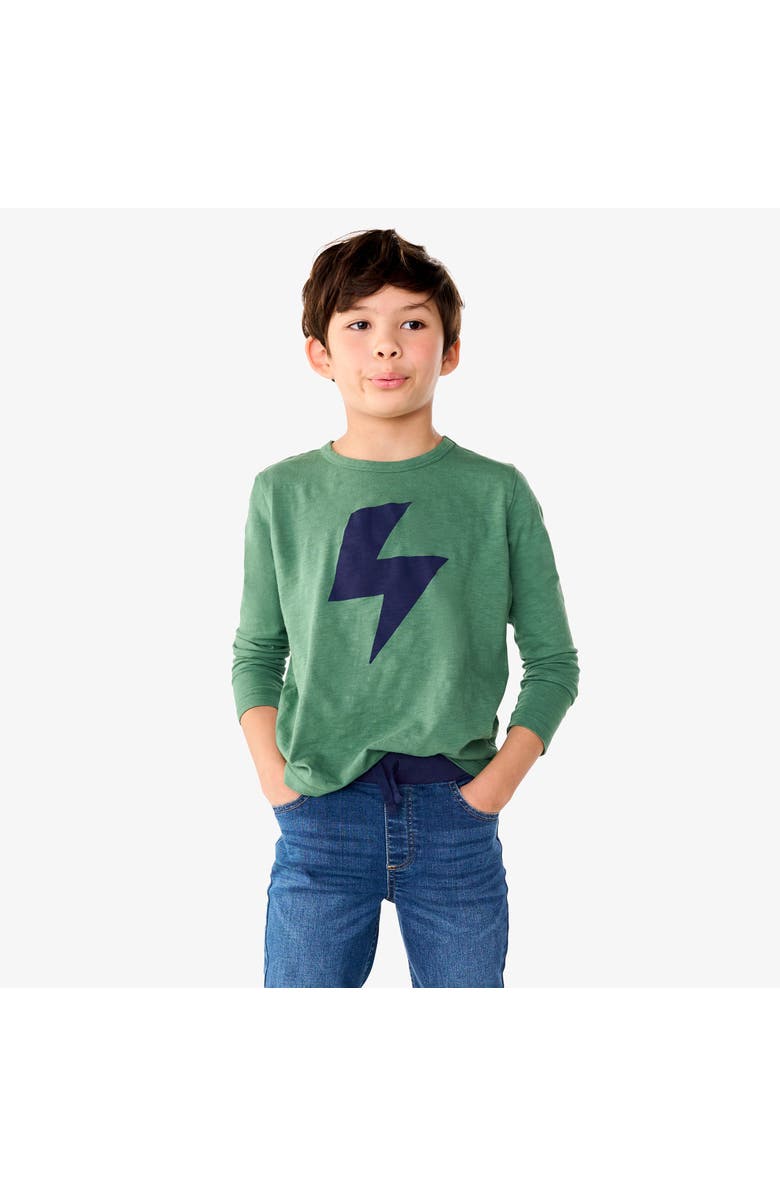 Primary Long Sleeve Bolt Tee, Alternate, color,