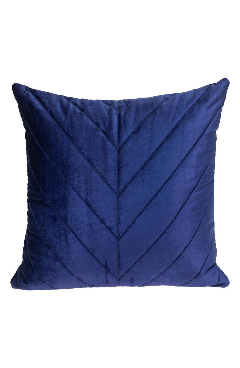 PARKLAND COLLECTION Tobyn Quilted Throw Pillow, Main, color, Blue