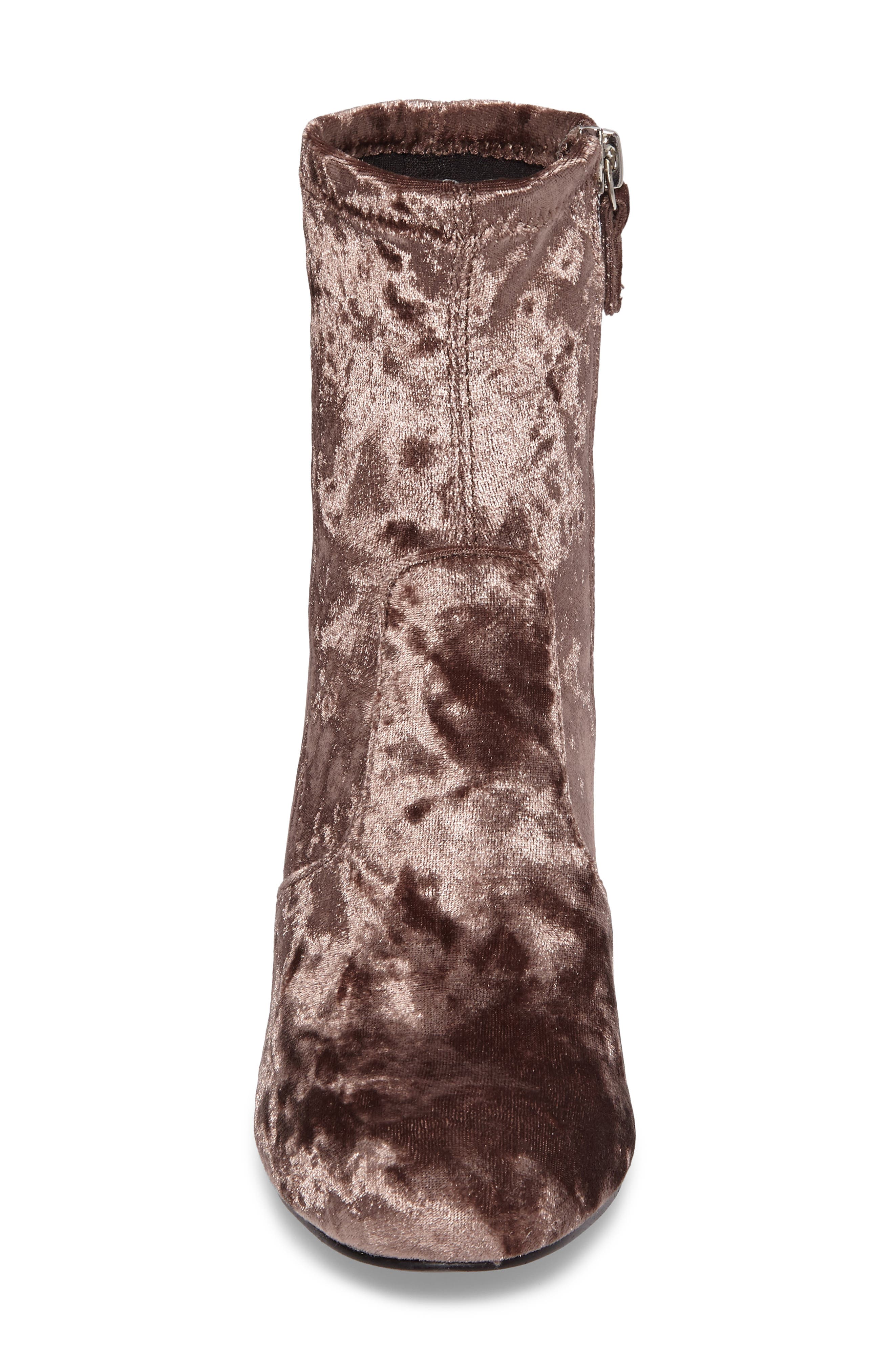 Gaze Bootie, Alternate, color, MUSHROOM VELVET
